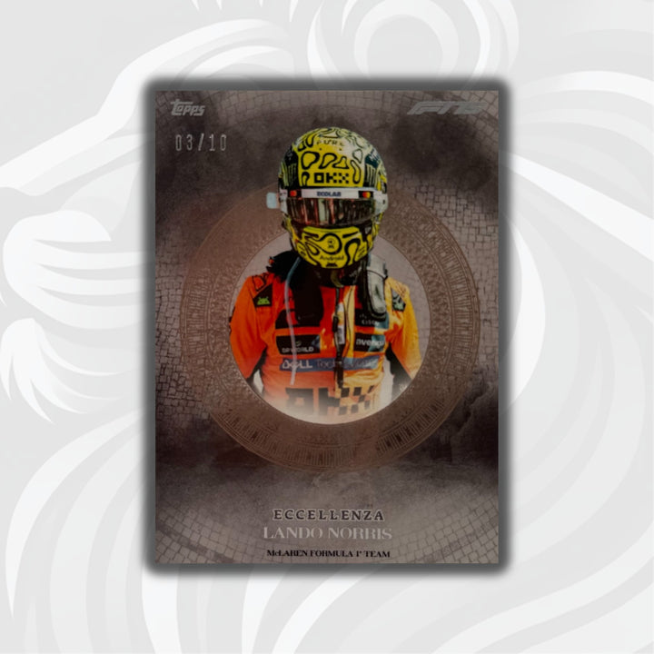 03/10 Lando Norris - 2025 Topps Eccellenza - Eccellenza - Front