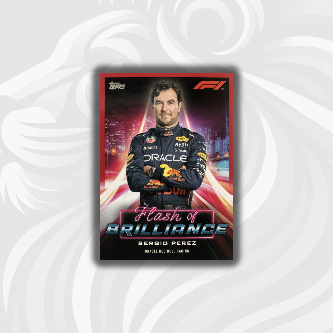 4/5 Sergio Perez #FOB-SP - Flash Of Brilliance - 2022 Formula 1 - Red