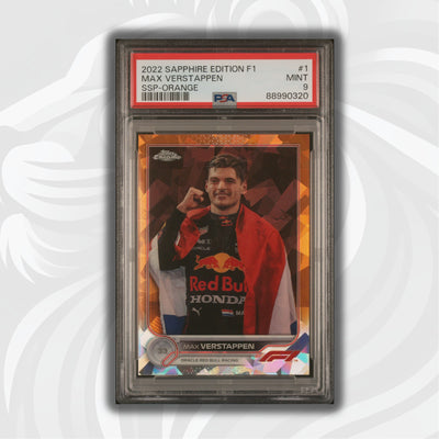 PSA 9 - 20/25 - Sapphire Edition #1 Max Verstappen SSP - Orange