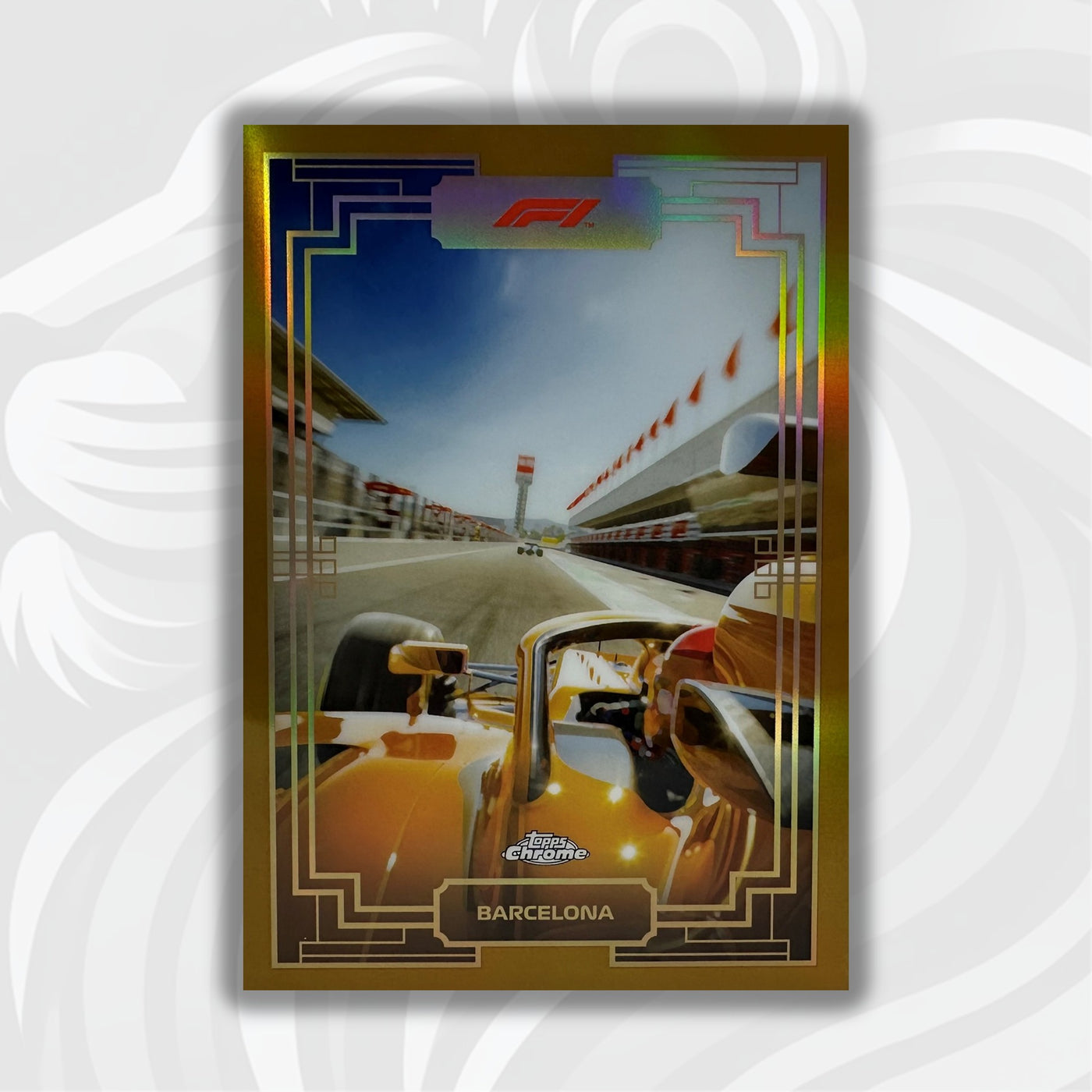Art Du Grand Prix - Chrome Gold Box Topper - #ADGP-BT3 - Barcelona