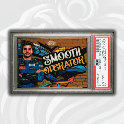 PSA 8 - 09/50 Gold - Carlos Sainz #6 - Track Tags