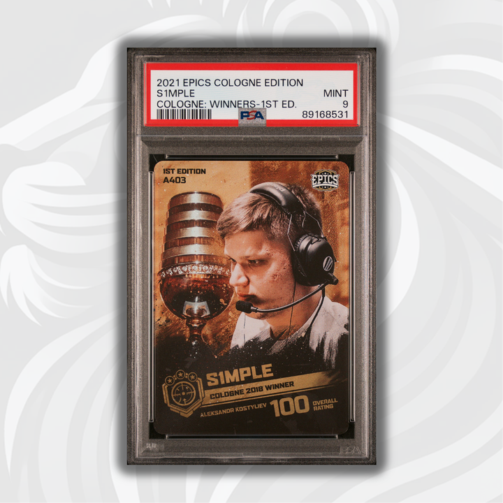 PSA 9 - S1mple #A403 - Winners - 1st Edition - 2021 Epics Cologne Edition