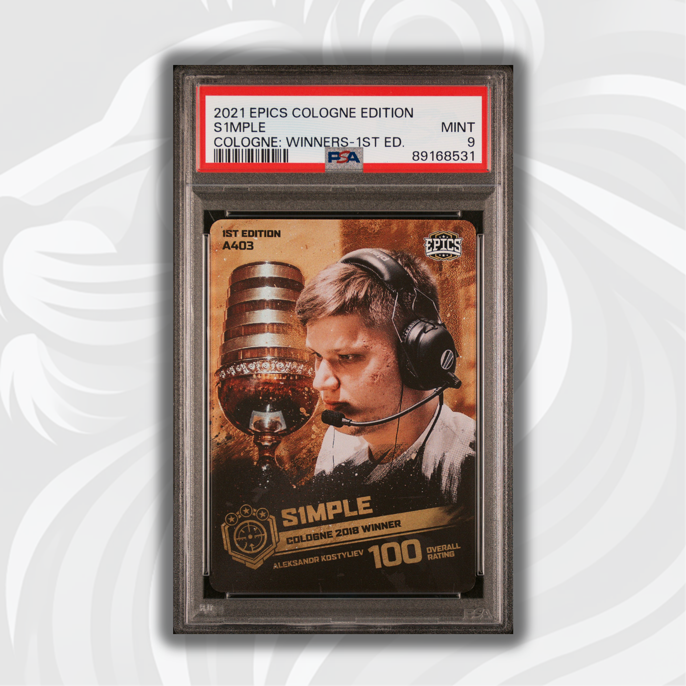PSA 9 - S1mple #A403 - Winners - 1st Edition - 2021 Epics Cologne Edition