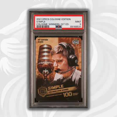 PSA 9 - S1mple #A403 - Winners - 1st Edition - 2021 Epics Cologne Edition