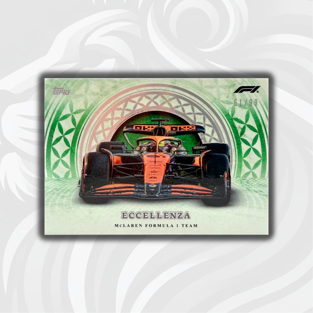 PSA - - 61/99 McLaren Formula 1 Team - 2024 Topps Eccellenza - Green - Front