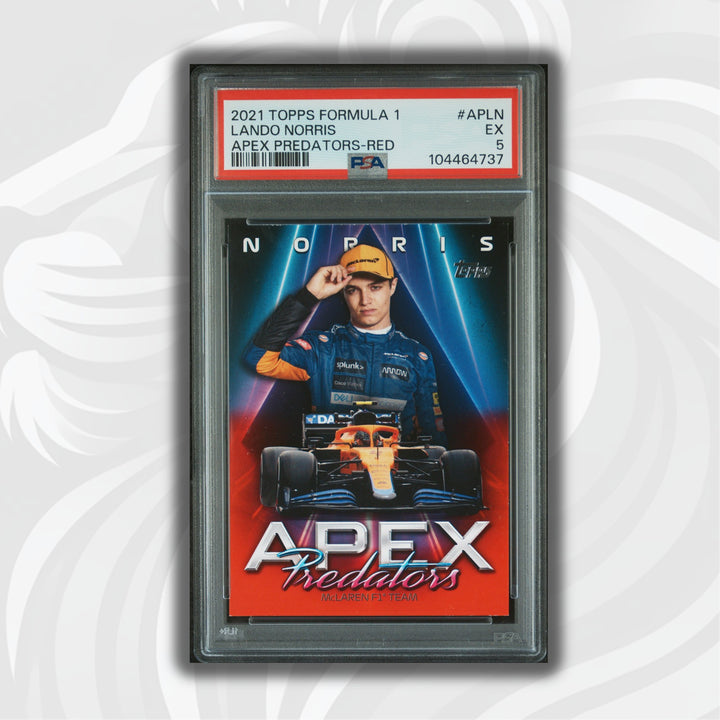 PSA 5 - 1/5 - Lando Norris #APLN - Apex Predators - Red