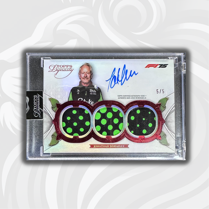 5/5 Jonathan Wheatley #SDTRA-JWH - Triple Relic Autograph - 2025 Topps Dynasty Formula 1