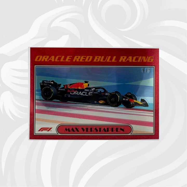5/5 Red - Max Verstappen #AU77-MV - 2023 Topps Chrome