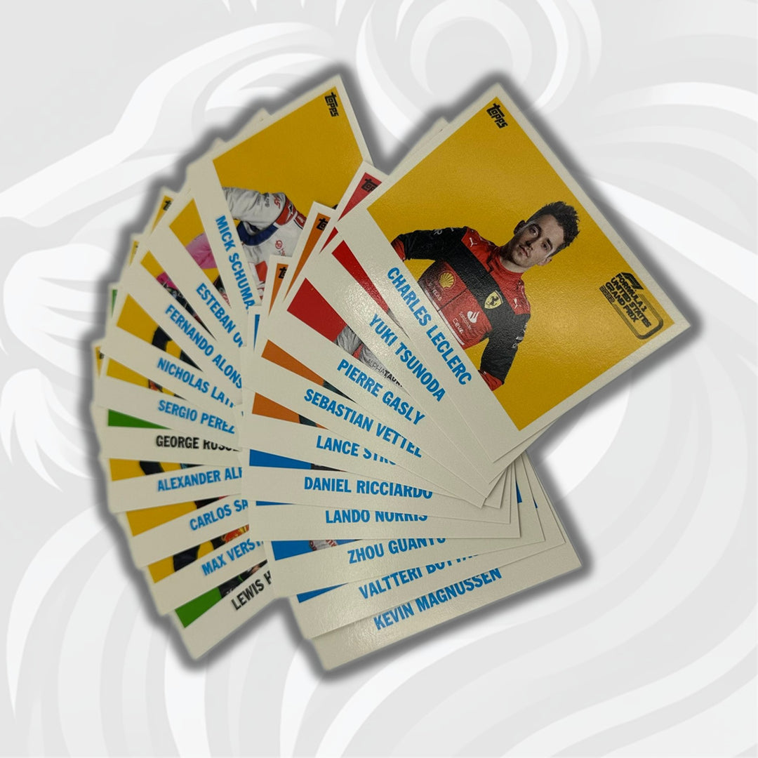 Topps Exclusives: F1 United States Grand Prix 2022 - All Drivers 20 Card Set