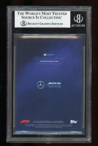BSG 9 - /15 Lewis Hamilton - History Maker - Purple - 2022 Topps Lights Out F1