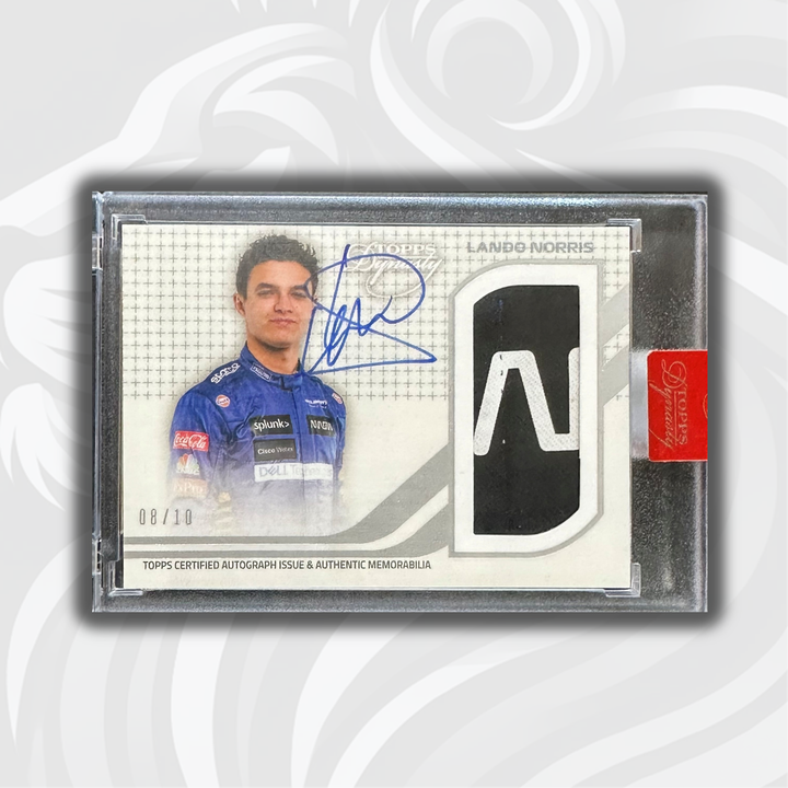 08/10 Silver - Lando Norris #DAP-LN - Autographe Patch