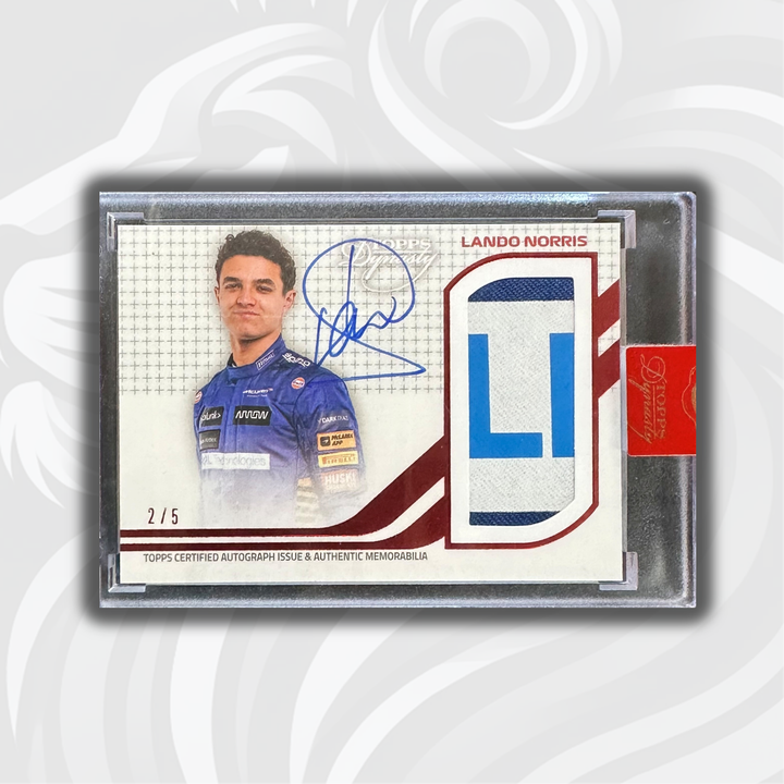 2/5 - Lando Norris #DAP-LNIII - McLaren - Dynasty Autograph Patch