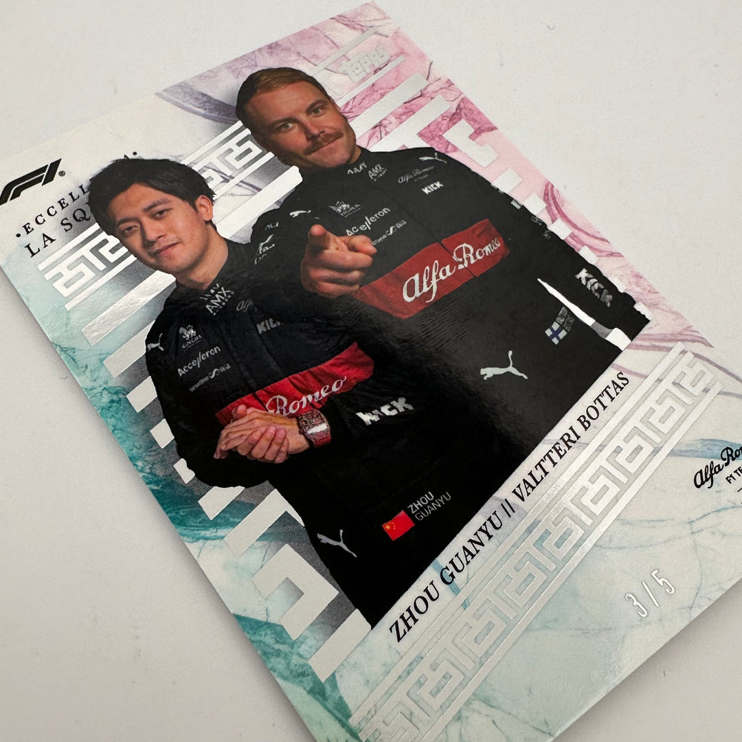 3/5 Rainbow - Alfa Romeo - Bottas/Guanyu - 2023 Eccellenza La Squadra