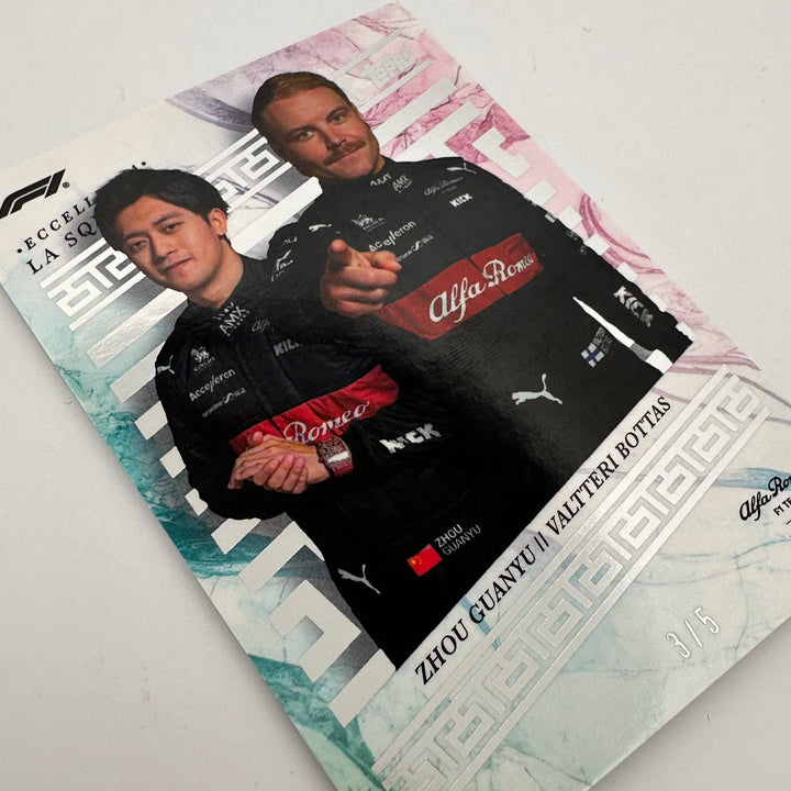 3/5 Rainbow - Alfa Romeo - Bottas/Guanyu - 2023 Eccellenza La Squadra