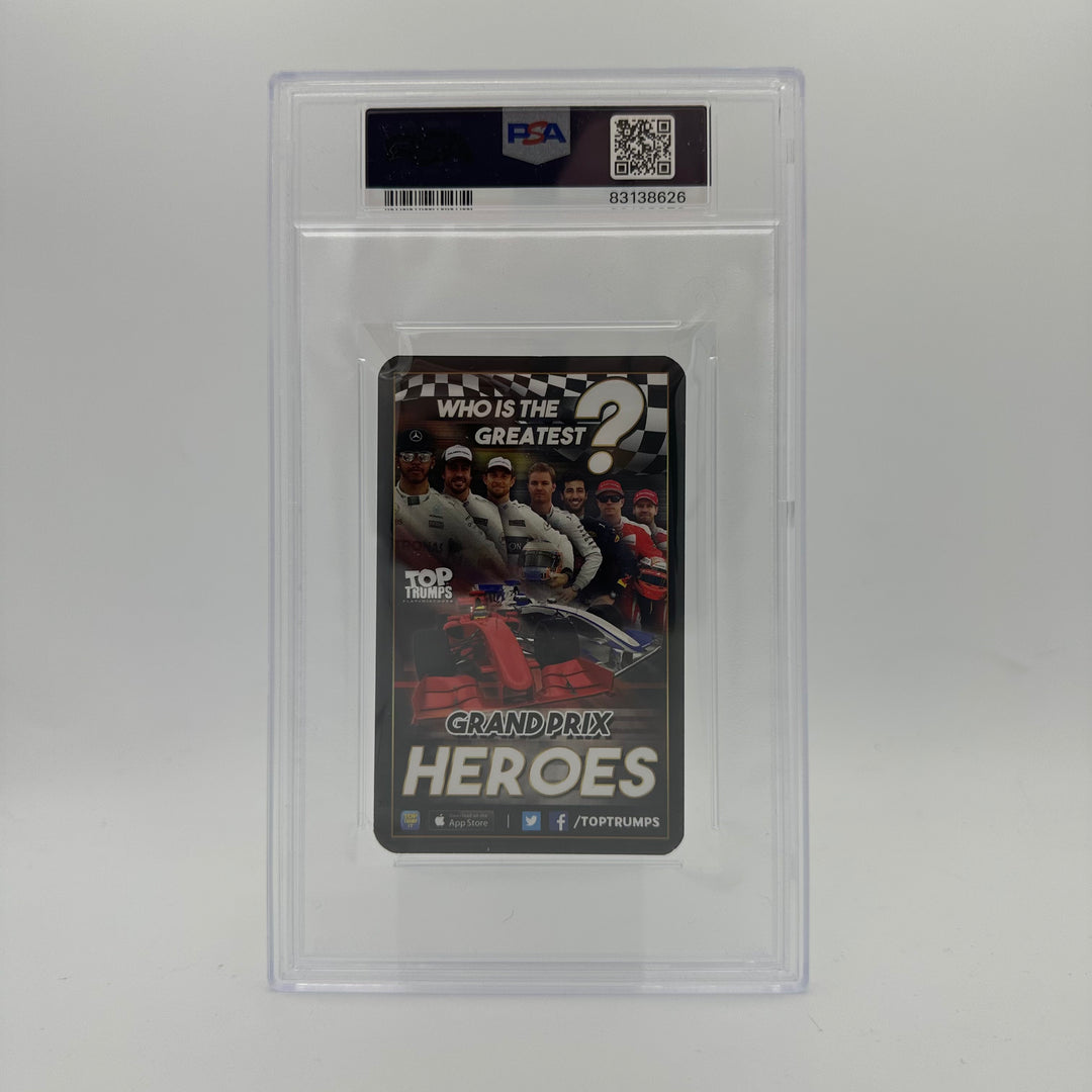 PSA 8 - MAX VERSTAPPEN -  0 WINS - TOP TRUMPS - 2016 GRAND PRIX HEROES