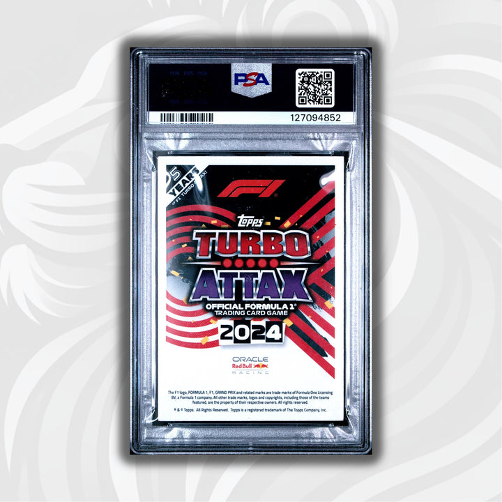 PSA 7 - Max Verstappen #LE33 - 2024 Turbo Attax - LE-Event Exclusive