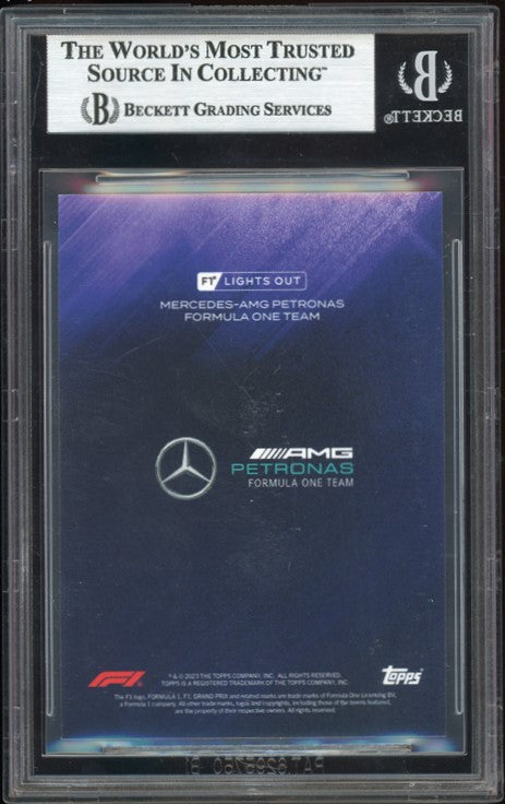 BSG 8.5 - /15 Lewis Hamilton - Purple - 2022 Topps Lights Out F1