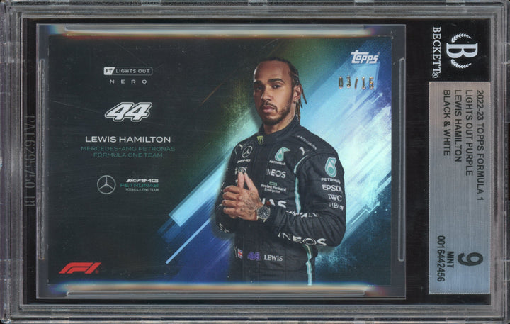 BSG 9 - /15 Lewis Hamilton - Nero - Purple - 2022 Topps Lights Out F1