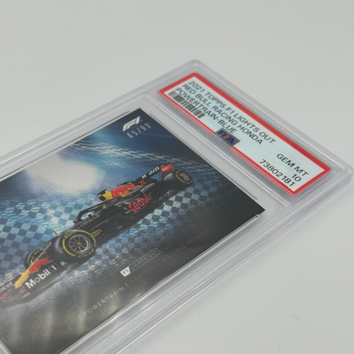 PSA 10 - 65/99 RED BULL RACING HONDA - POWERTRAIN - BLUE