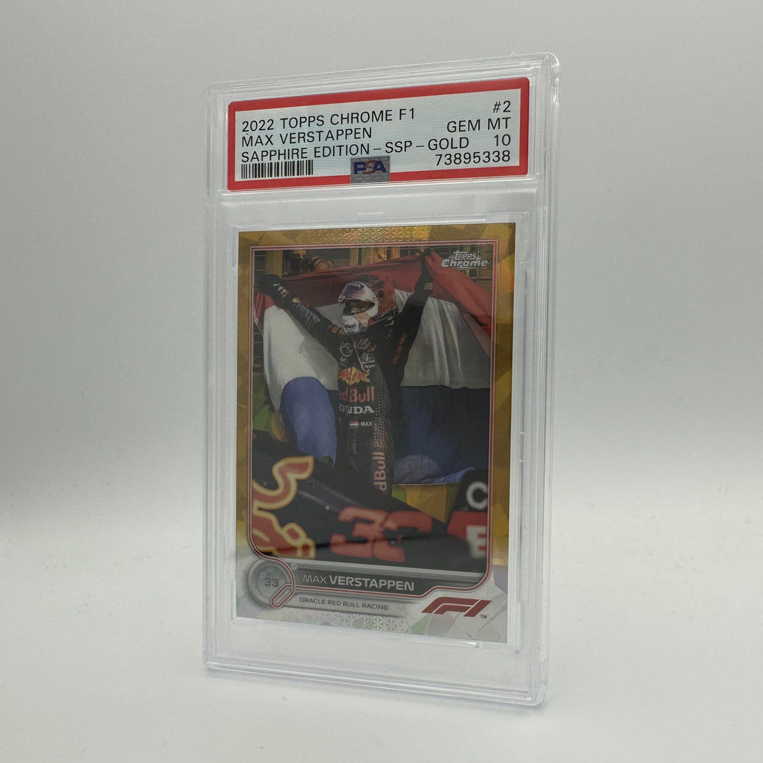 PSA 10 - 08/50 Max Verstappen #2 - SAPPHIRE EDITION SSP - GOLD
