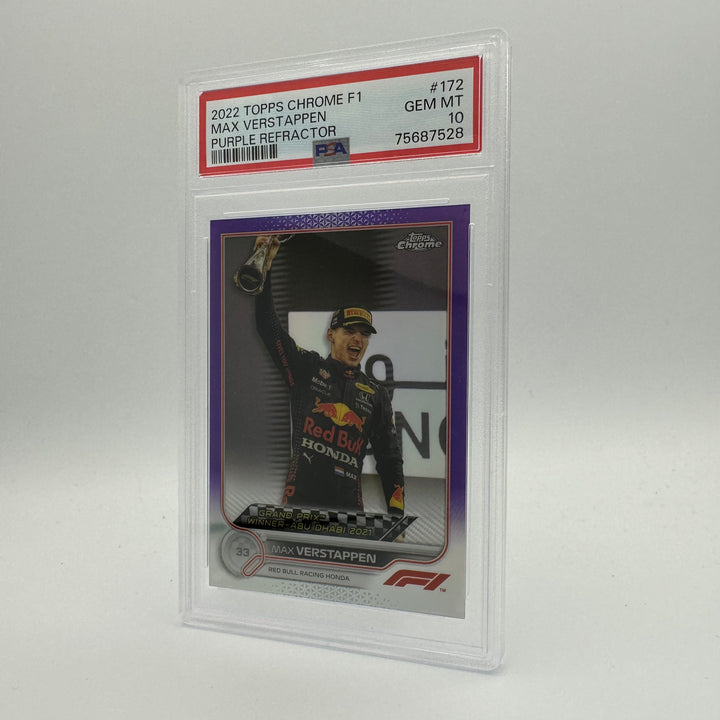 PSA 10 - 148/399 MAX VERSTAPPEN #172 - PURPLE REFRACTOR