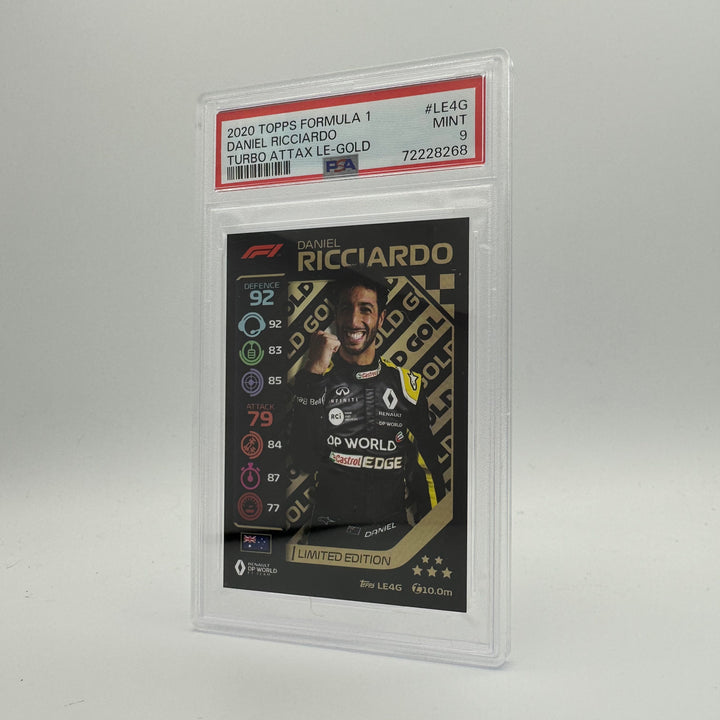 PSA 9 -   DANIEL RICCIARDO  #LE4G - LIMITED EDITION - GOLD