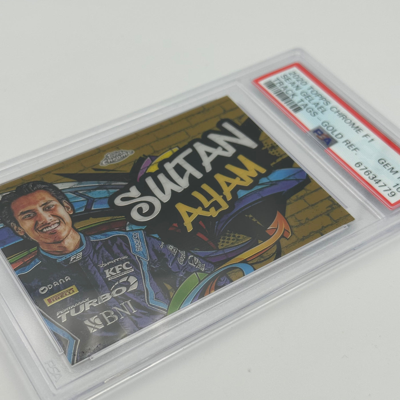 PSA 10 - 15/50     TRACK TAGS 13 SEAN GELAEL GOLD REFRACTOR