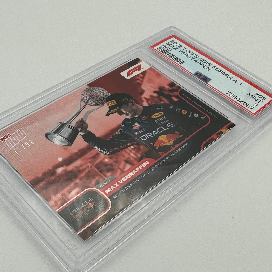 PSA 9 - 71/99 MAX VERSTAPPEN #63 - RED