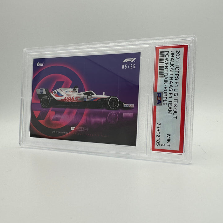 PSA 9 - 5/25 URALKALI HAAS F1 TEAM - POWERTRAIN - PURPLE