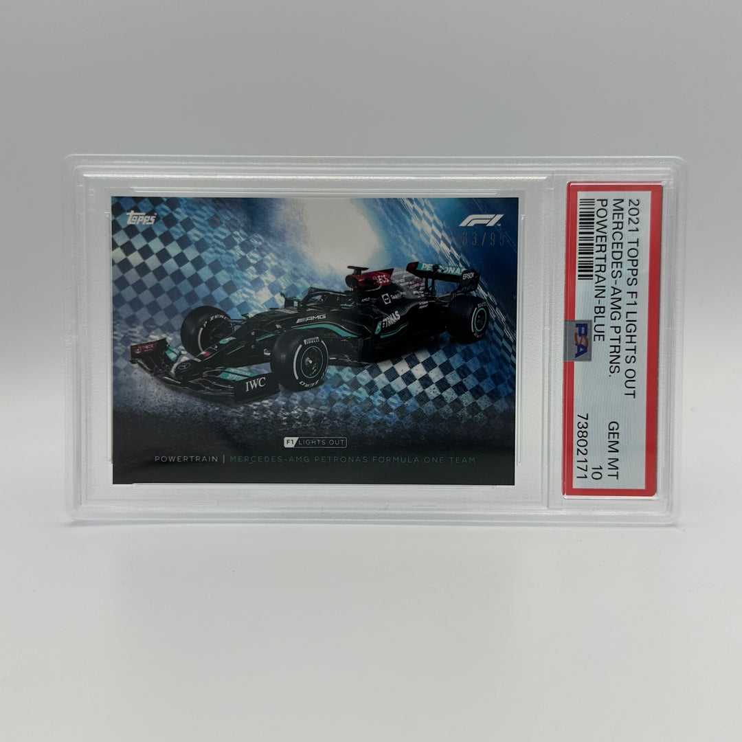 PSA 10 - 33/99 MERCEDES-AMG PETRONAS F1 TEAM - POWERTRAIN - BLUE