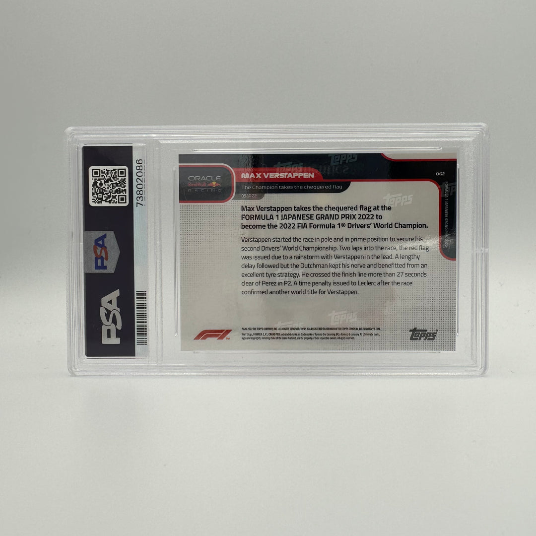 PSA 10 - 23/99 MAX VERSTAPPEN #62 - RED