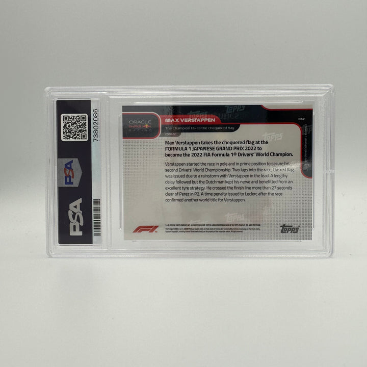 PSA 10 - 23/99 MAX VERSTAPPEN #62 - RED