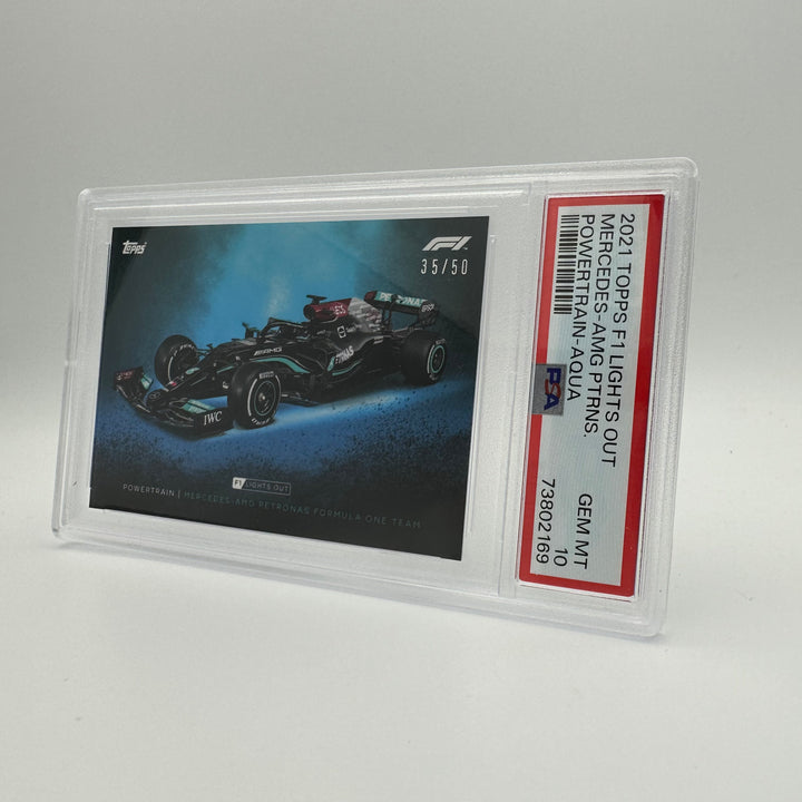 PSA 10 - 35/50 MERCEDES-AMG PETRONAS F1 TEAM - POWERTRAIN - AQUA