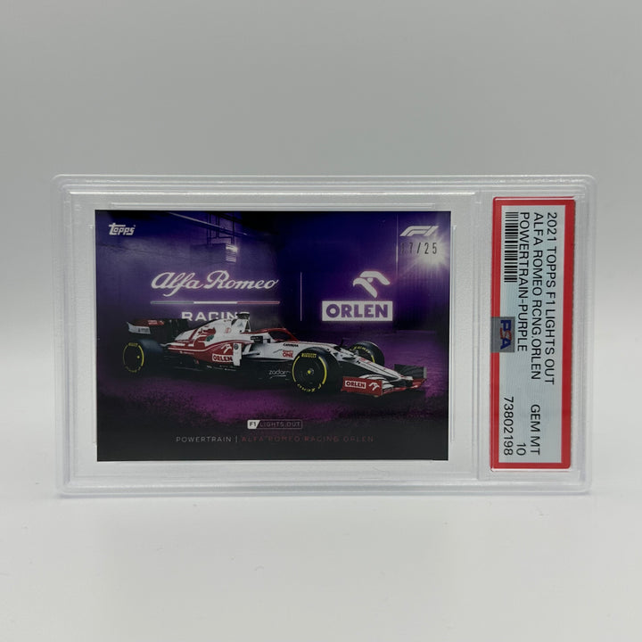 PSA 10 - 17/25 ALFA ROMEO RACING ORLEN - POWERTRAIN - PURPLE