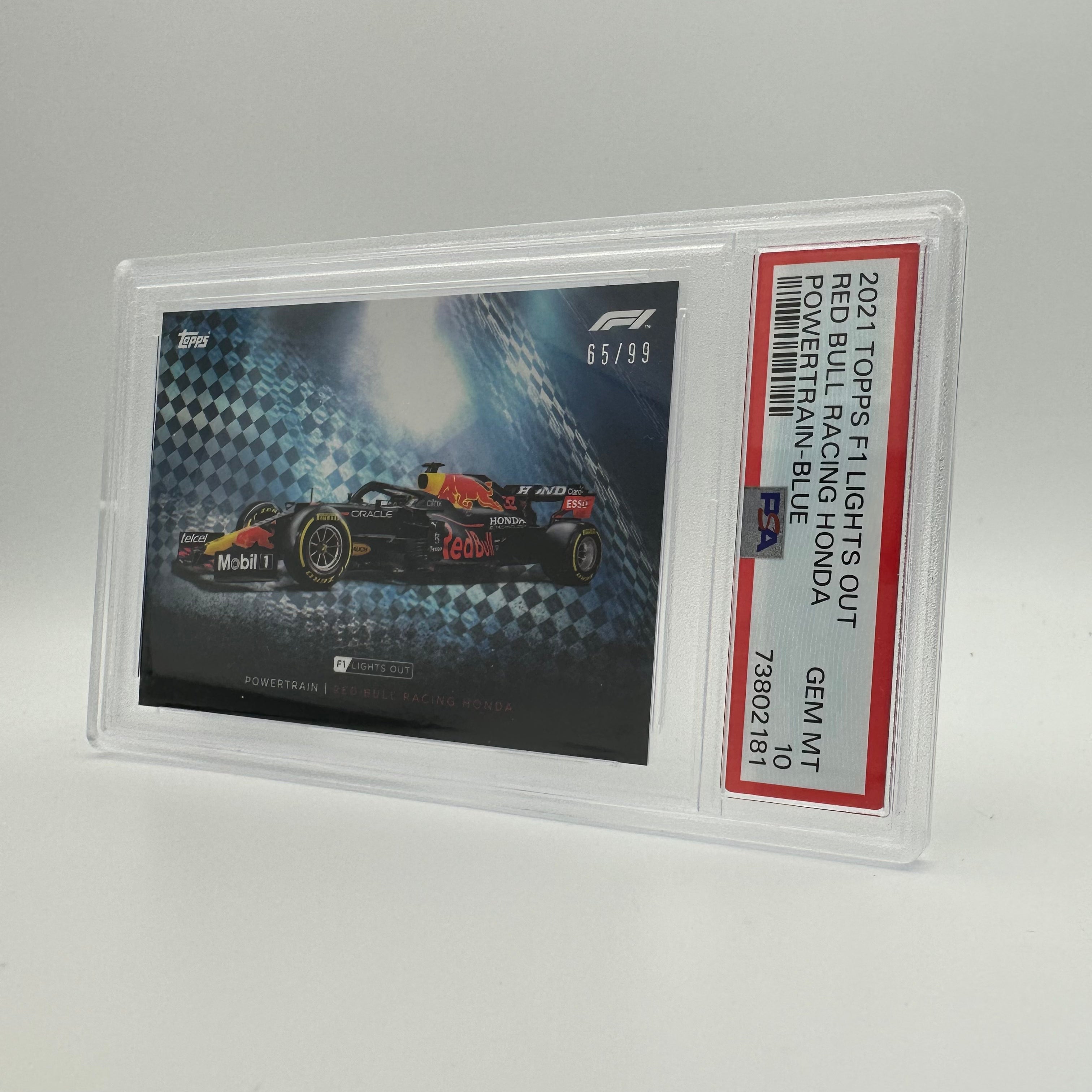 PSA 10 - 65/99 RED BULL RACING HONDA - POWERTRAIN - BLUE – Authenticsgg