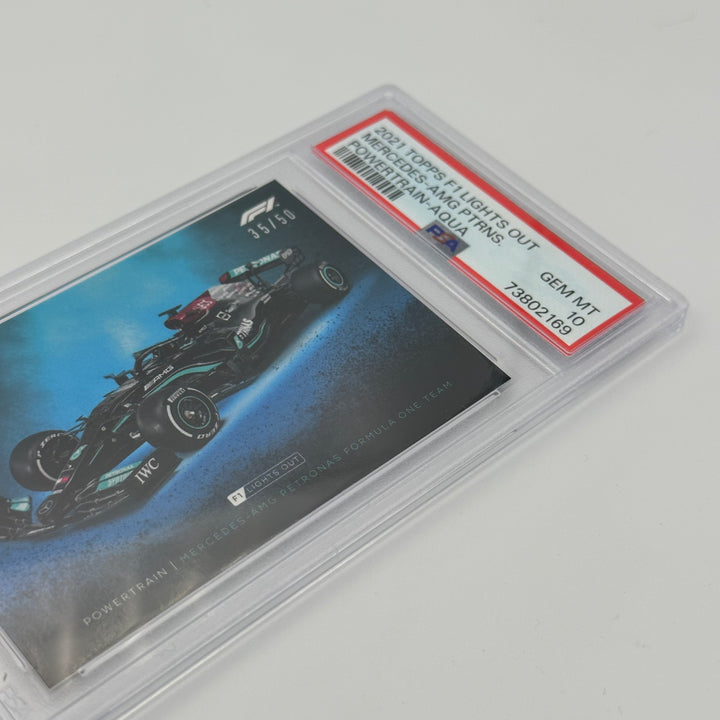 PSA 10 - 35/50 MERCEDES-AMG PETRONAS F1 TEAM - POWERTRAIN - AQUA