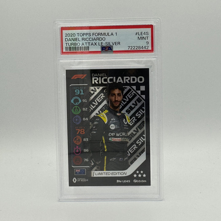 PSA 9 -   DANIEL RICCIARDO  #LE4S - LIMITED EDITION - SILVER