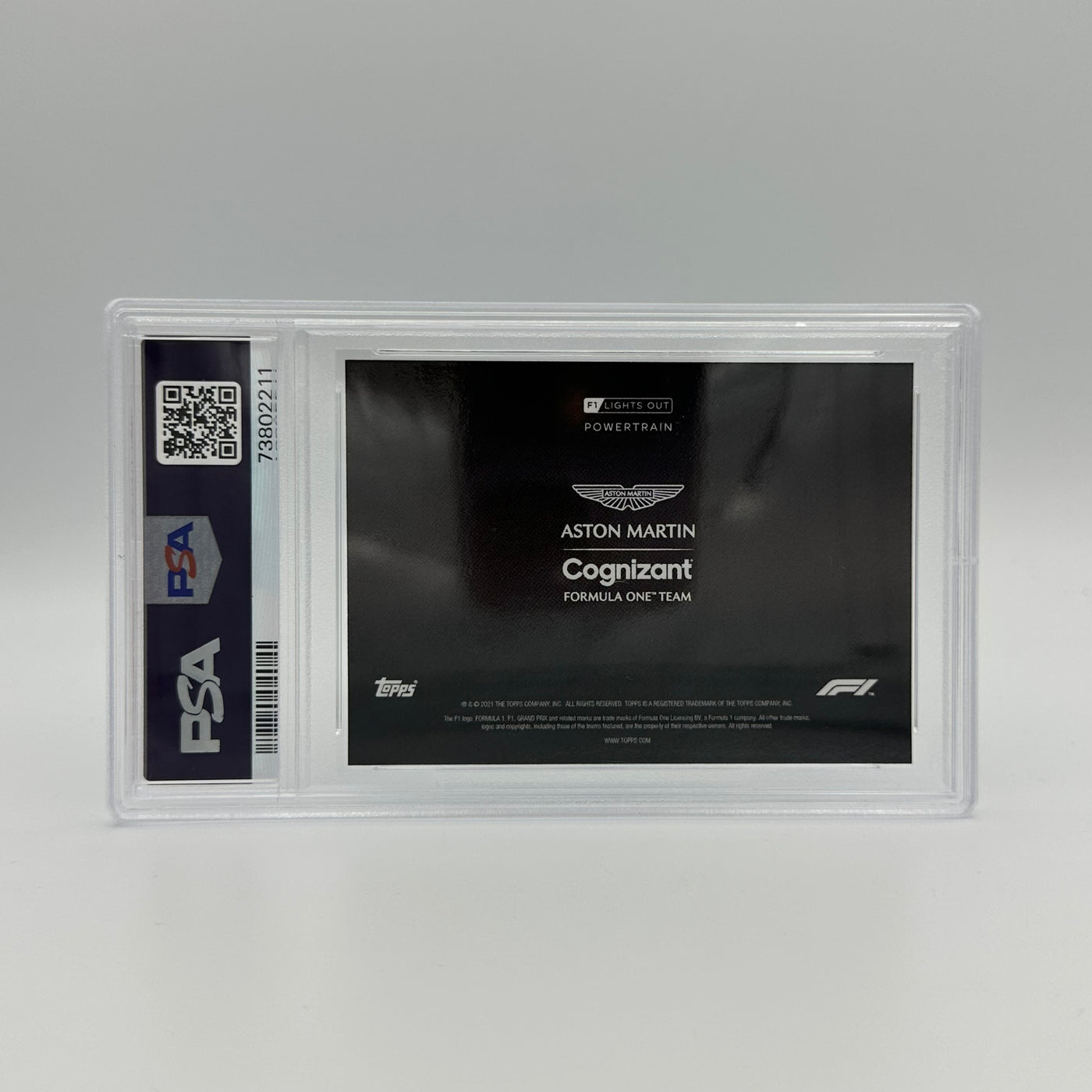 PSA 9 - 47/99 ASTON MARTIN COGNIZANT F1 TEAM - POWERTRAIN - BLUE
