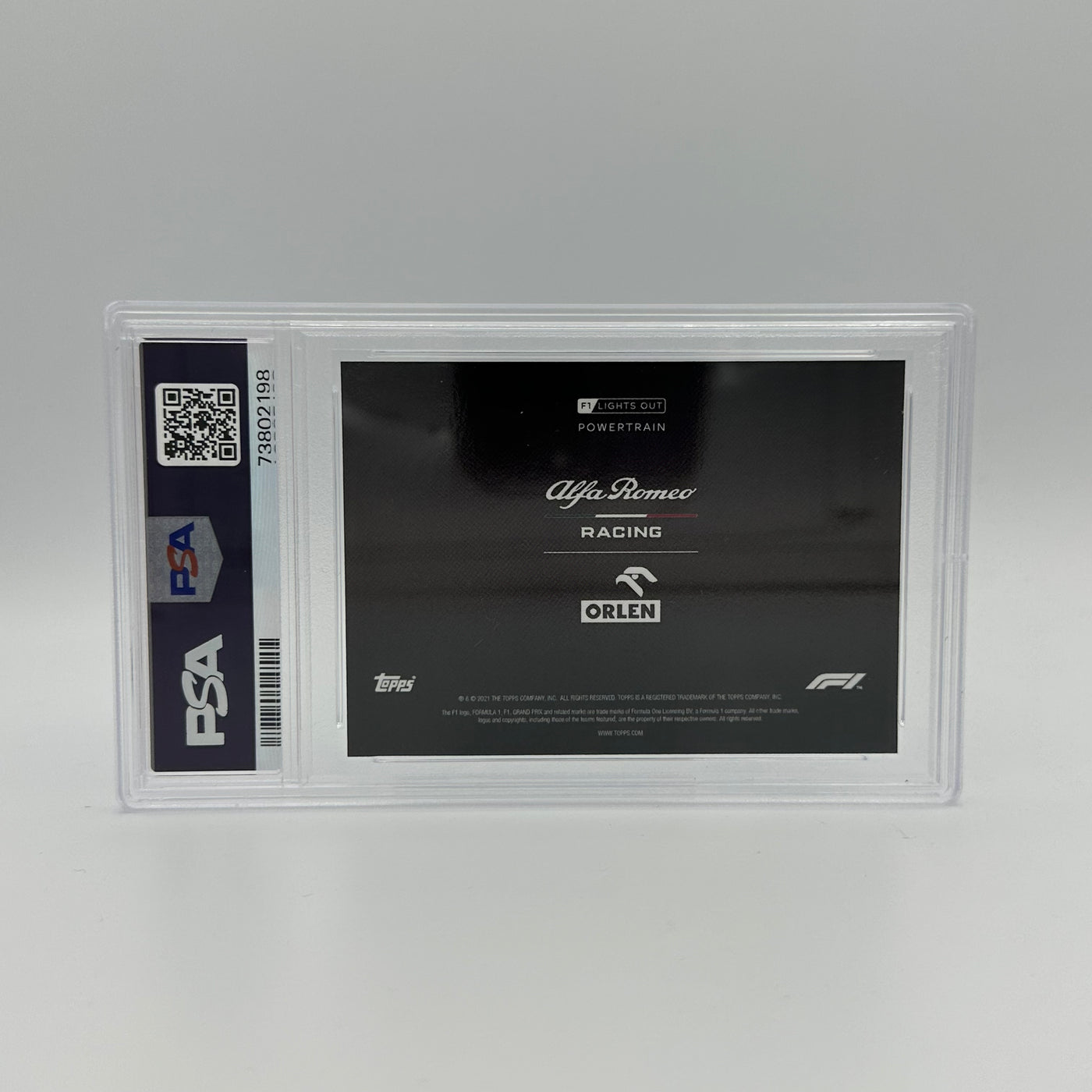 PSA 10 - 17/25 ALFA ROMEO RACING ORLEN - POWERTRAIN - PURPLE