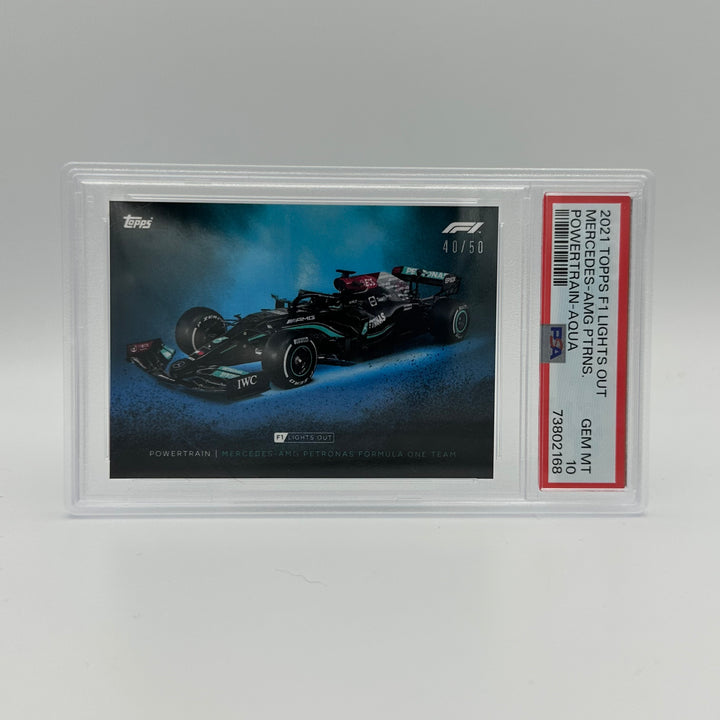 PSA 10 - 40/50 MERCEDES-AMG PETRONAS F1 TEAM - POWERTRAIN - AQUA