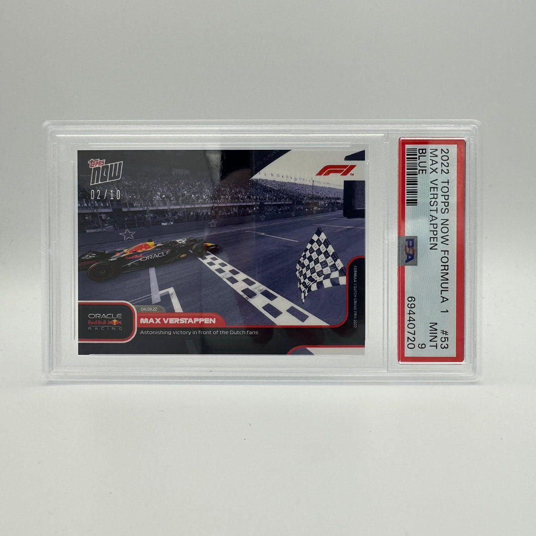 PSA 9 - 2/10 MAX VERSTAPPEN #53 - BLUE