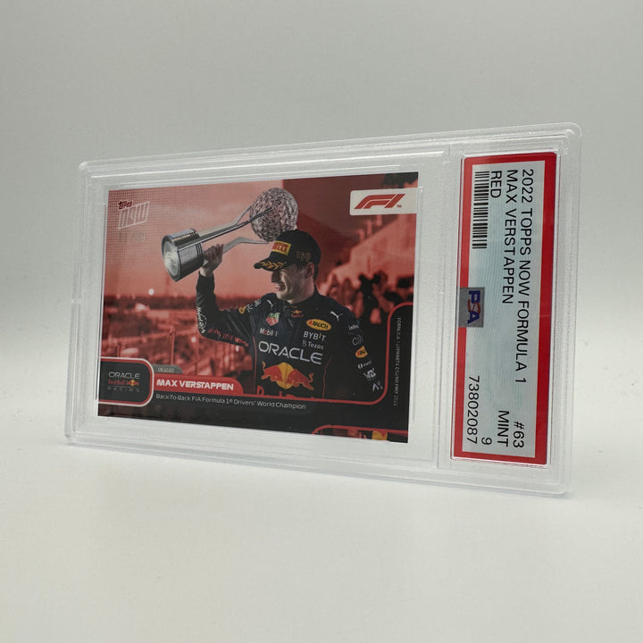 PSA 9 - 71/99 MAX VERSTAPPEN #63 - RED