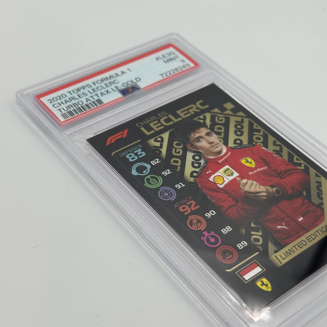 PSA 9 -   CHARLES LECLERC  #LE3G - LIMITED EDITION - GOLD