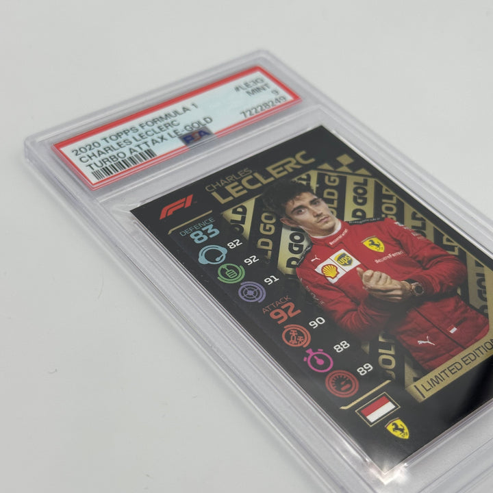 PSA 9 -   CHARLES LECLERC  #LE3G - LIMITED EDITION - GOLD