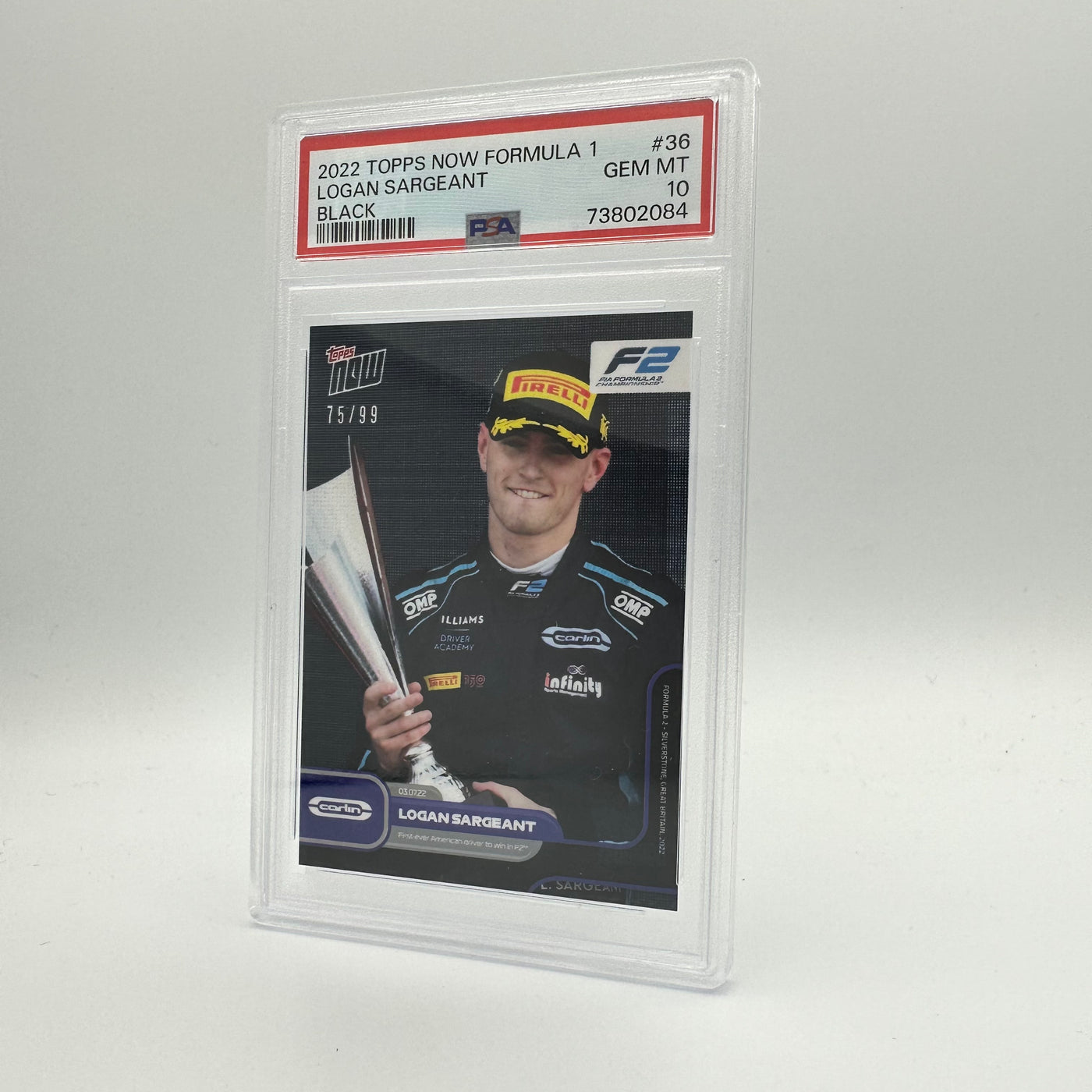 PSA 10 - 75/99 LOGAN SARGEANT #36 - BLACK