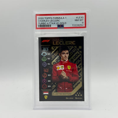 PSA 8 -   CHARLES LECLERC  #LE3G - LIMITED EDITION - GOLD