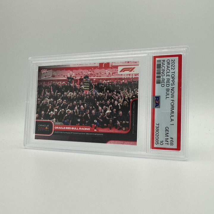 PSA 10 - 51/99 ORACLE RED BULL RACING RED #68 - Red