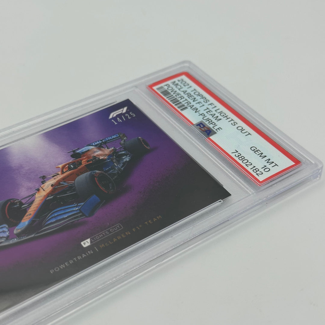 PSA 10 - 14/25 MCLAREN F1 TEAM - POWERTRAIN - PURPLE
