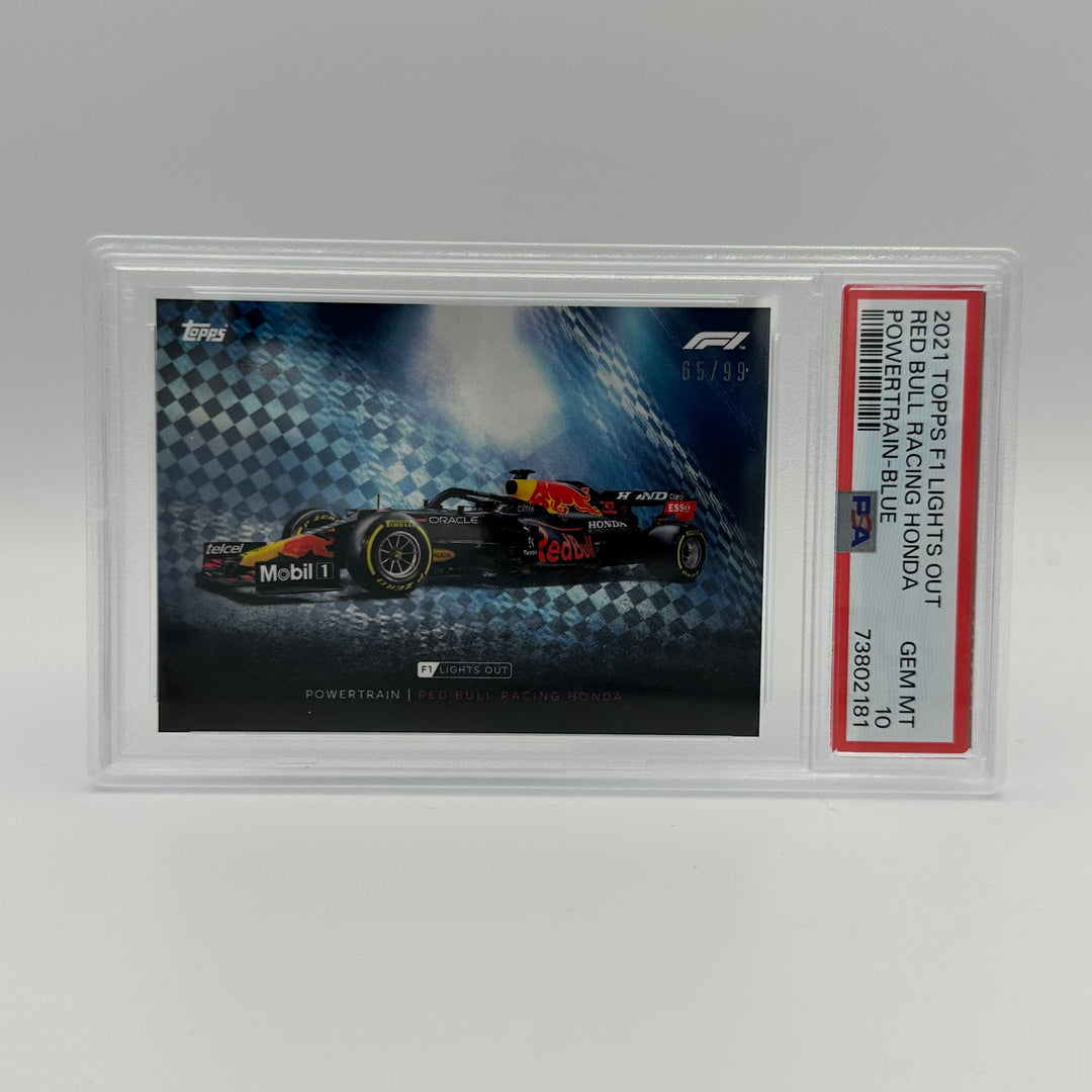 PSA 10 - 65/99 RED BULL RACING HONDA - POWERTRAIN - BLUE
