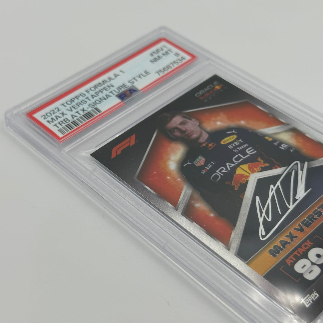 PSA 8 - MAX VERSTAPPEN #MV1 -  SIGNATURE STYLE